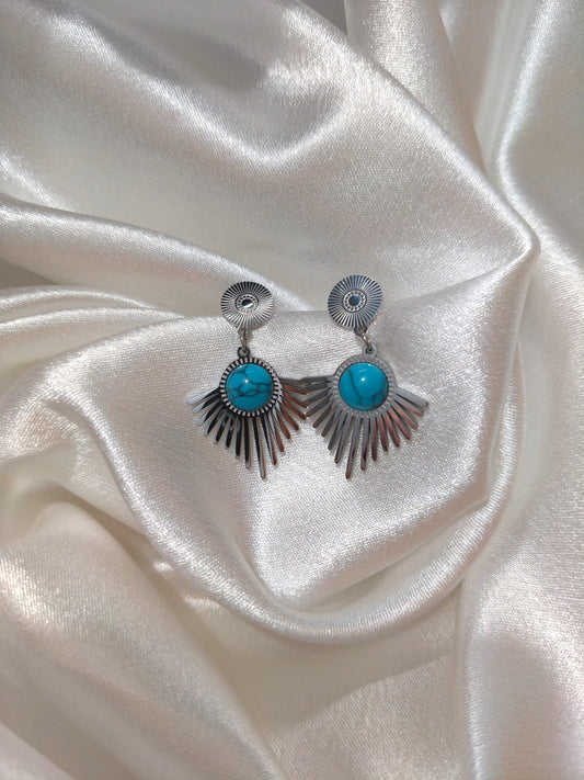 BLUE WAVE EARRINGS