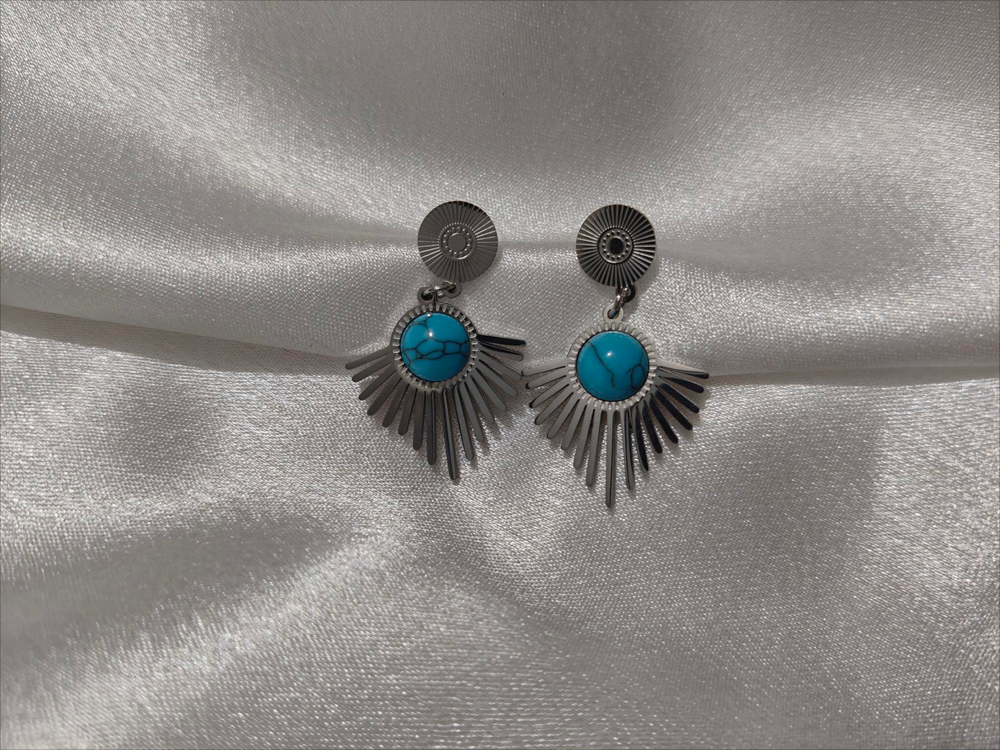 BLUE WAVE EARRINGS