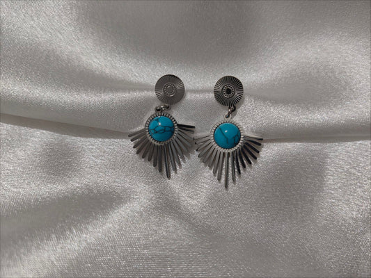 BLUE WAVE EARRINGS
